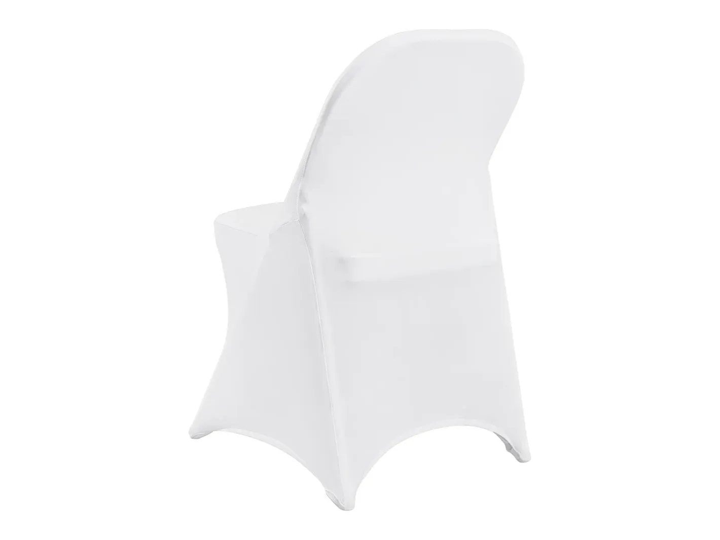 Ropa De Casa-Funda de Silla SucceBuy 50 Piezas, , de Sillas Plegables en Elastano Extensible para Matrimonio Blanco