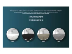 Clearance Soleil d'ocre Funda de somier de microfibra blanca 180x200 cm, por Blanco