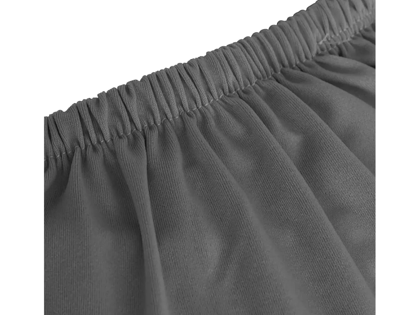 Funda elástica de sillón de 2 plazas poliéster jersey antracita ES716797 Gris antracita Outlet