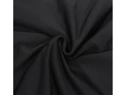 Clearance Funda elástica para sillón de 4 plazas poliéster jersey negra ES478851 Negro
