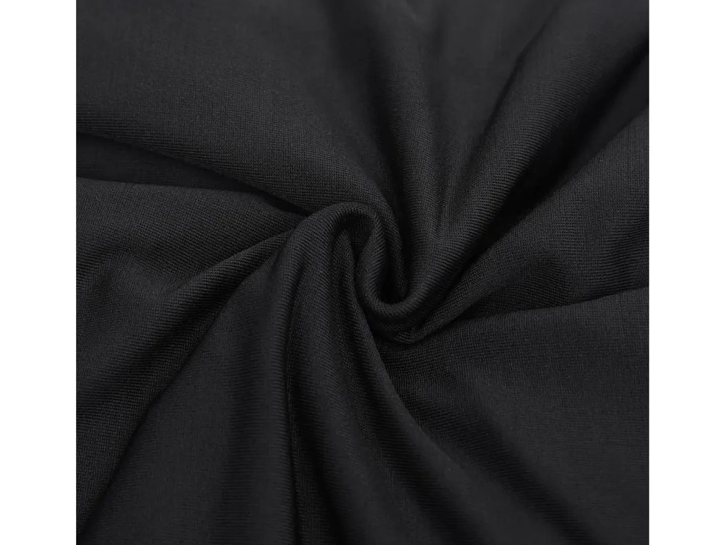 Clearance Funda elástica para sillón de 4 plazas poliéster jersey negra ES478851 Negro