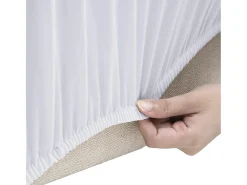 Sale Funda elástica para sillón poliéster jersey blanca ES902291 Blanco