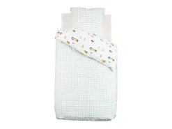 Atmosphera for Kids Ropa De Cama-Funda nórdica algodón blanco 0.5x140x200 cm Multicolor