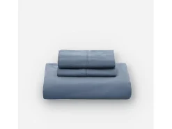 Morfeo Descanso Ropa De Cama-Funda nórdica marino 90x190/200 100% algodón orgánico premium Azul