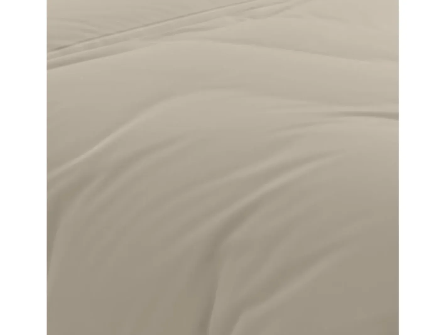 Soleil d'ocre Ropa De Cama-Funda nórdica de algodón 57 hilos 240x220 cm lino LISO, por Beige