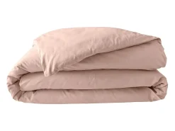 Discount Promo Linge Funda Nórdica Percal 100% Algodón 220x240cm Nude - Confortable y Certificada Oeko-Tex Rosa palo