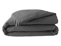 Promo Linge Ropa De Cama-Funda Nórdica Percal 240x260cm Acero 78 hilos - Confortable y Certificada Oeko-Tex Gris