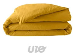Promo Linge Funda Nórdica "Percaline" 240x220cm Ocre 100% Algodón Tendencia Rectangular Amarillo Best