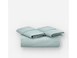 Morfeo Descanso Ropa De Cama-Funda nórdica verde agua 160x190/200 - 100% algodón orgánico premium Verde claro