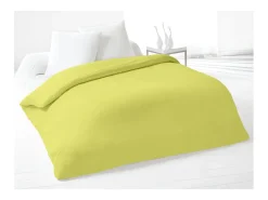 Soleil d'ocre Funda nórdica 220x240 cm algodón liso Verde Outlet