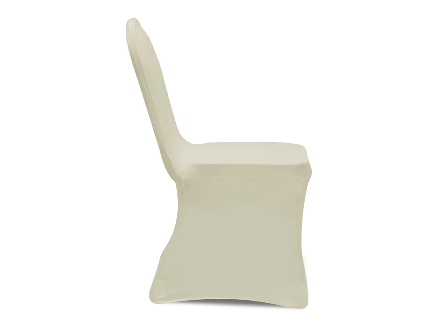 Ropa De Casa-Funda para silla elástica 4 unidades ES636755 Crema