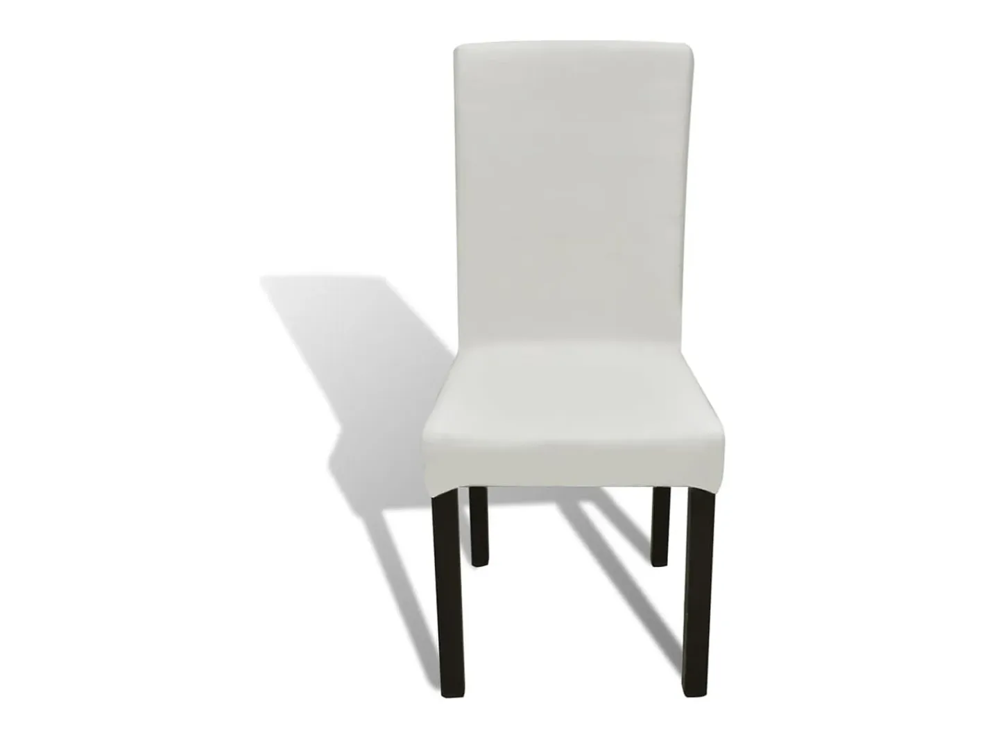 Sale Funda para silla elástica recta 6 unidades ES457694 Crema