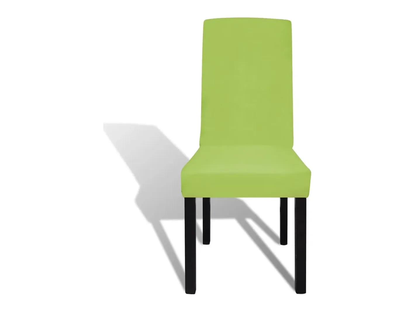 Ropa De Casa-Funda para silla elástica recta 4 unidades ES991758 Verde