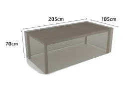 NORTENE Funda protectora mesa rectangular 205x105x70 cm 205X105X70 CM Topo Discount
