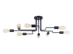 Maytoni Plafón-Gilbert Plafón , 8 Luces, E27 Negro