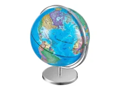 Globo Terráqueo Giratorio SucceBuy con Soporte, Globo Terráqueo Educativo de 13 Pulgadas para Estudio y Decoración. Azul Sale