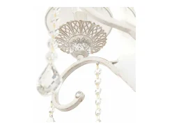 Maytoni Grace Araña Blanca con Oro y Cristal, con Pantallas, 8 Luces, E14 Blanco Sale
