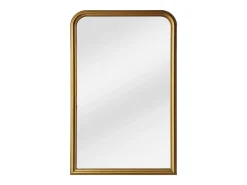 Online OZAIA Gran espejo de madera de paulownia - L. 120 x H. 190 cm - efecto latón - HELOISE Dorado