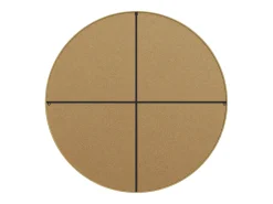 OZAIA Gran espejo de pared redondo de metal, D. 150 cm, , RONDIA Dorado New