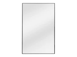 OZAIA Espejo De Pared|Espejo-Gran espejo rectangular de aluminio An. 120 x Alt. 190 cm, , MYRA Negro