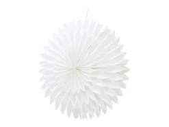 ebuy24 Gran estrella navideña con colgante de papel ligero Ø46cm de color . Blanco Best