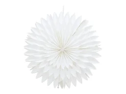 ebuy24 Gran estrella navideña con colgante de papel ligero Ø46cm de color . Blanco Best