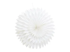 Outlet ebuy24 Gran flor de Pascua con colgante de papel claro Ø80cm de color . Blanco