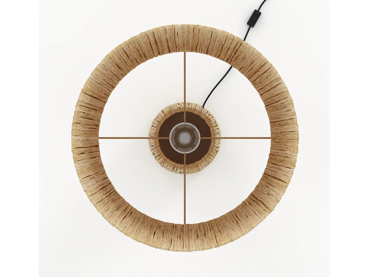 Rendez-Vous Déco Gran lámpara de hoja de palma - Soléa Beige Best