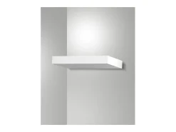 Guia - Aplique de pared LED Fabas Luce de aluminio - LED integrado IP20 - 32 cm Blanco