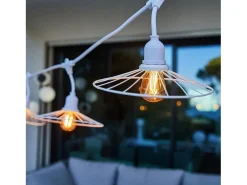 Lumisky Guirnalda de alambre de metal E27 6M CHIC Blanco