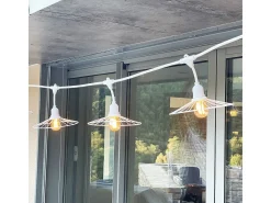 Lumisky Guirnalda de alambre de metal E27 6M CHIC Blanco