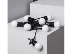 Ledkia Guirnalda Luminosa-Guirnalda de Bombillas LED Solar Exterior Kuiper 7m Blanco