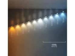 Ledkia Guirnalda Exterior Cable Negro LED Frío 9m Frío 5000K Blanco Discount