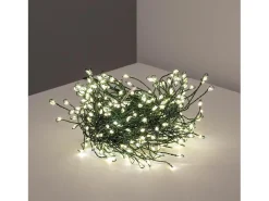 Clearance Ledkia Guirnalda Exterior LED Piner 6m 3000K Cálido Blanco