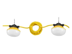 Guirnalda Luminosa-Guirnalda Luminosa, SucceBuy Guirnalda Luminosa de Obra 15,24 m 50 W 5 000 lm Impermeable Amarillo