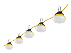 Guirnalda Luminosa-Guirnalda Luminosa, SucceBuy Guirnalda Luminosa de Obra 15,24 m 50 W 5 000 lm Impermeable Amarillo