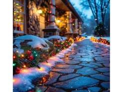 Ledkia Guirnalda Luminosa-Guirnalda Solar Exterior Cable LED 12m RGB Negro