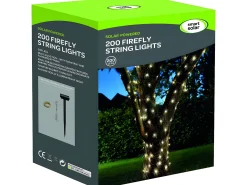 New Smart garden products Guirnalda solar exterior LUCI200 LED blanco cálido - 21,9m Multicolor