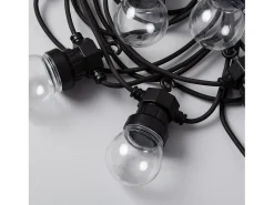 New Ledkia Guirnalda Solar Exterior LED de Bombillas Kepler 7m Transparente