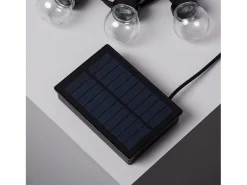 New Ledkia Guirnalda Solar Exterior LED de Bombillas Kepler 7m Transparente