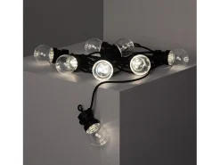 New Ledkia Guirnalda Solar Exterior LED de Bombillas Kepler 7m Transparente