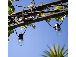 New Ledkia Guirnalda Solar Exterior LED de Bombillas Kepler 7m Transparente
