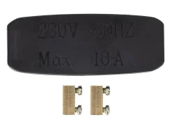 Ledkia Guirnalda Luminosa-Guirnaldas para Exterior IP44 Cable Eléctrico Plano con Portalámparas E27 a Medida 15 m Negro
