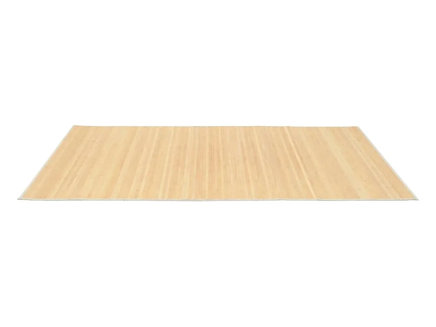 Garden Furniture Alfombra De Salón-Hanneke Alfombra de bambú color natural 100x160 cm Marru00f3n