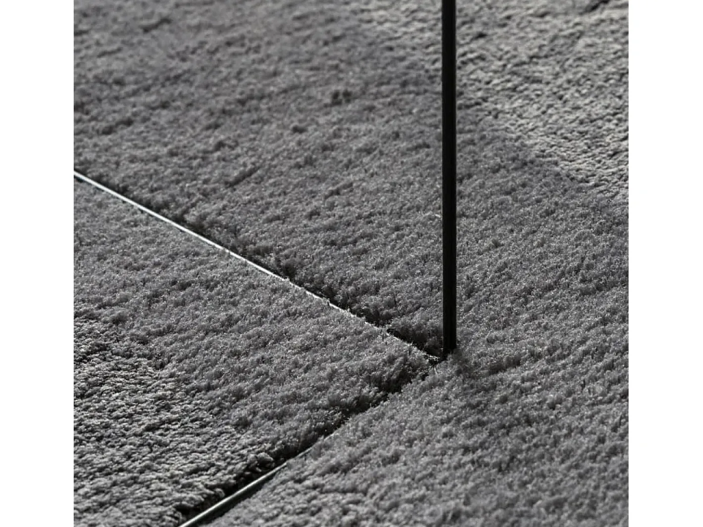 Garden Furniture Alfombra De Salón-Hester Alfombra de pelo corto suave lavable HUARTE antracita 60x110 cm Gris antracita