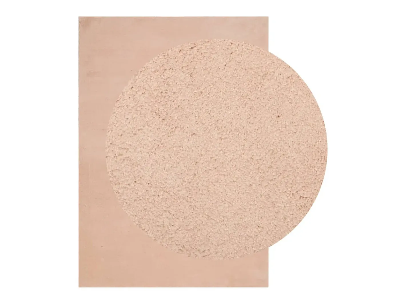 Online Garden Furniture Hester Alfombra de pelo corto suave lavable HUARTE do 160x230 cm Rosa
