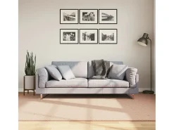 Online Garden Furniture Hester Alfombra de pelo corto suave lavable HUARTE do 160x230 cm Rosa