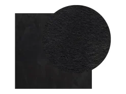 Hot Garden Furniture Hester Alfombra de pelo corto suave lavable HUARTE 200x200 cm Negro