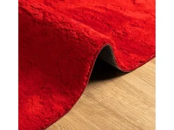 Sale Garden Furniture Hester Alfombra de pelo corto suave lavable HUARTE 140x200 cm Rojo
