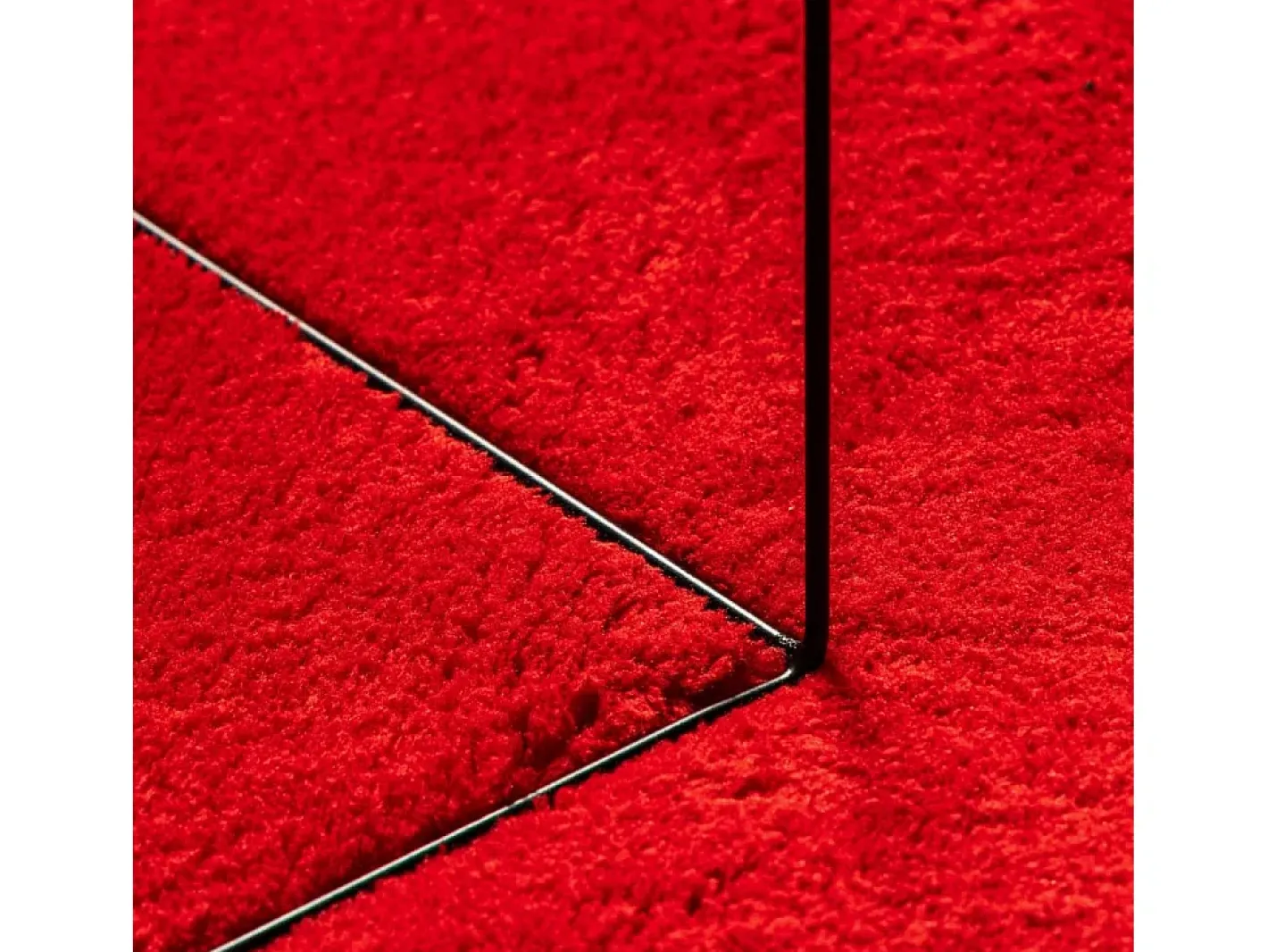 Sale Garden Furniture Hester Alfombra de pelo corto suave lavable HUARTE 140x200 cm Rojo